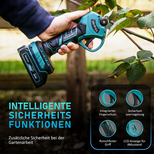 Die Akku-Astschere steht für schmerzfreies Baumschneiden!